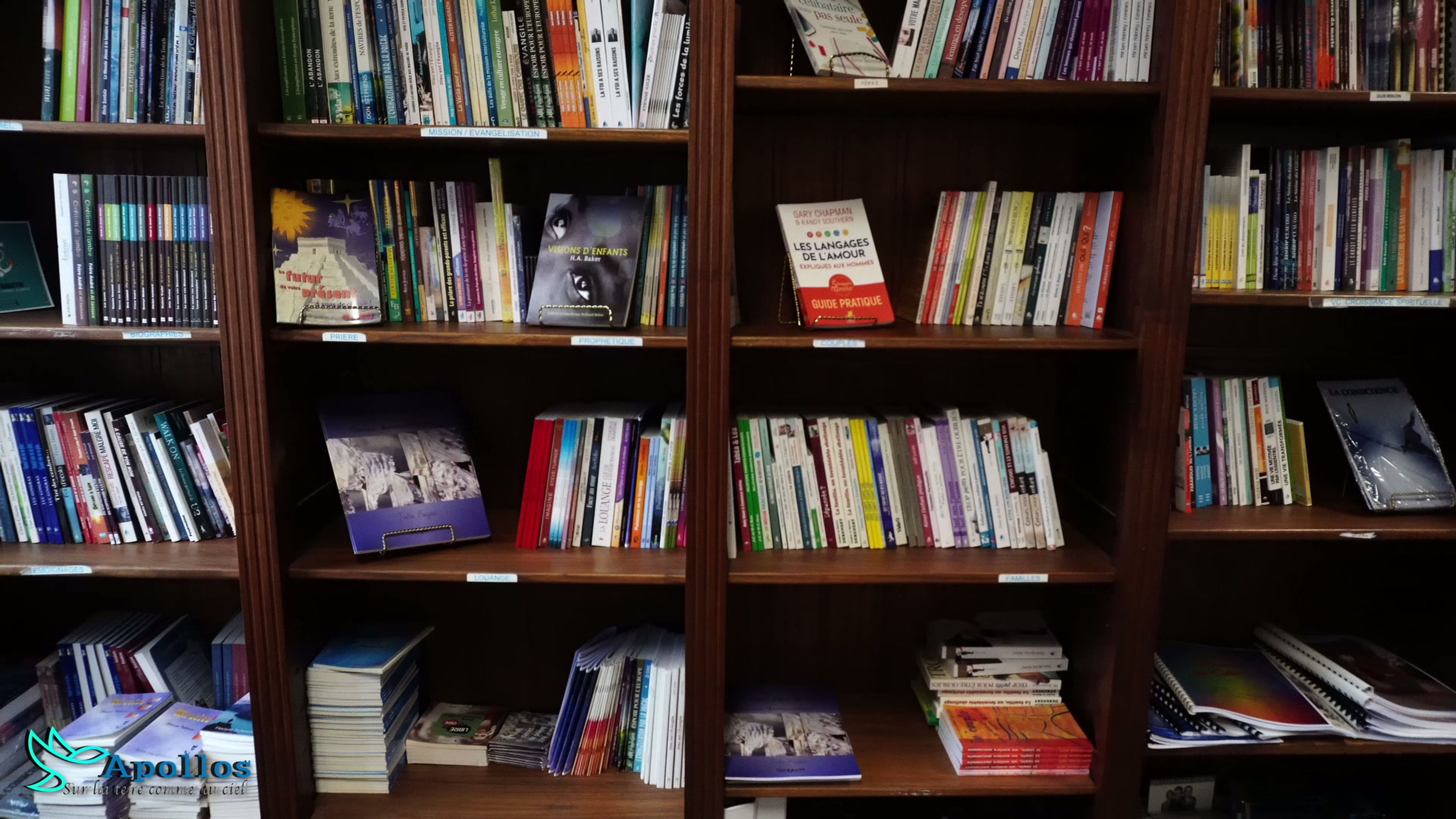 Présentation de la LIBRAIRIE APOLLOS